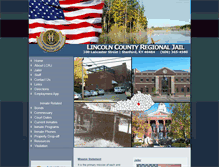 Tablet Screenshot of lincolnregionaljail.com
